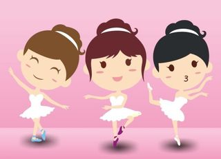 儿童舞蹈卡通人物图片