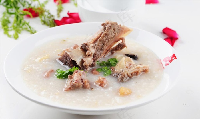 咸猪骨粥图片