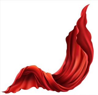 红色彩带图片