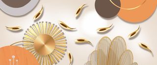 装饰画 新中式背景墙 金鱼图片