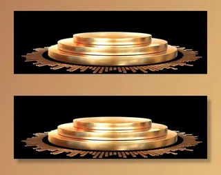 金色舞台素材图片