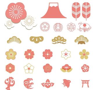日式小元素图片