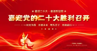 喜迎二十大永远跟党走图片