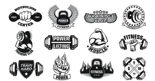 健身房图标logo图片