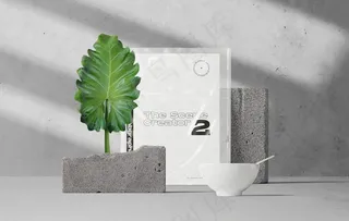 包装场景样机图片