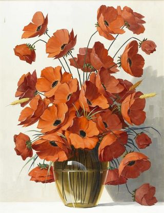 植物花草装饰挂画图片