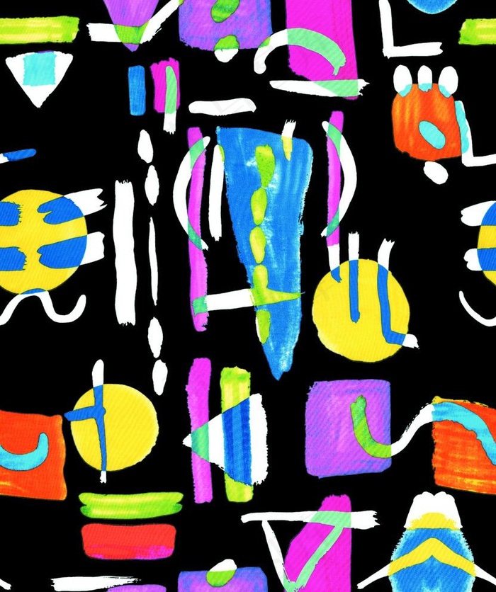 数码印花不规则图案图片