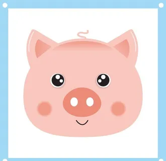 可爱卡通猪图片素材