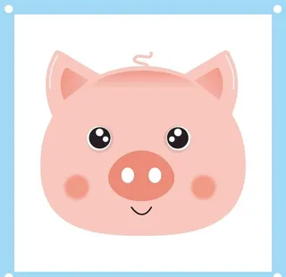 可爱卡通猪图片素材