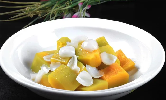 百合蒸南瓜图片