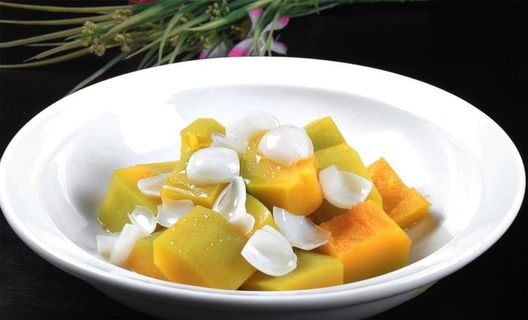 百合蒸南瓜图片