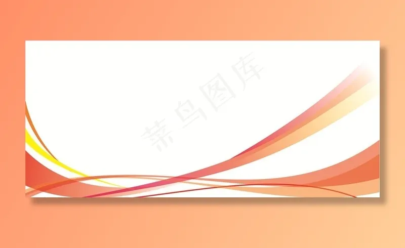 红色线条图片cdr矢量模版下载