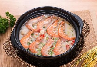 鲜虾粥图片