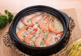 鲜虾粥图片