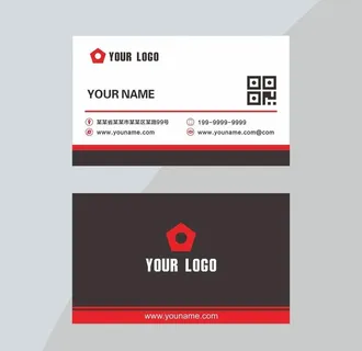 简洁名片设计图片