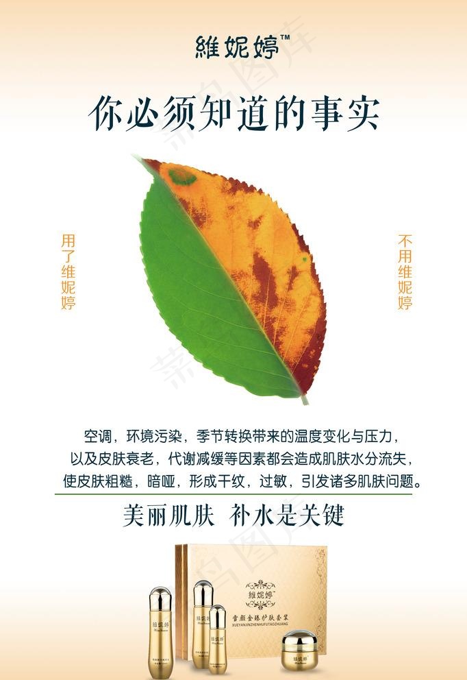 化妆品宣传图片psd模版下载