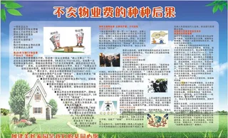 不交物业费 导致严重后果图片