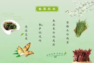 春季菜单图片