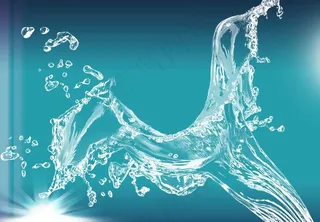 水花透明素材图片