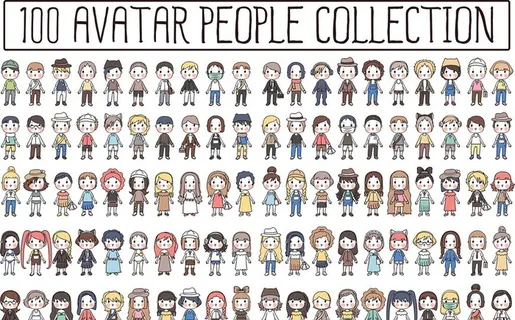 卡通人物插画图片