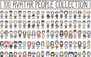 卡通人物插画图片