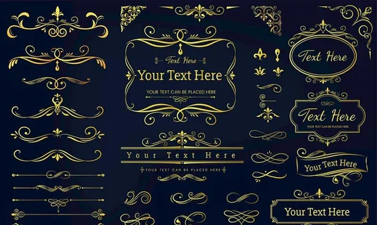 欧式花纹边框图片