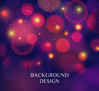彩色光晕背景设计矢量图图片