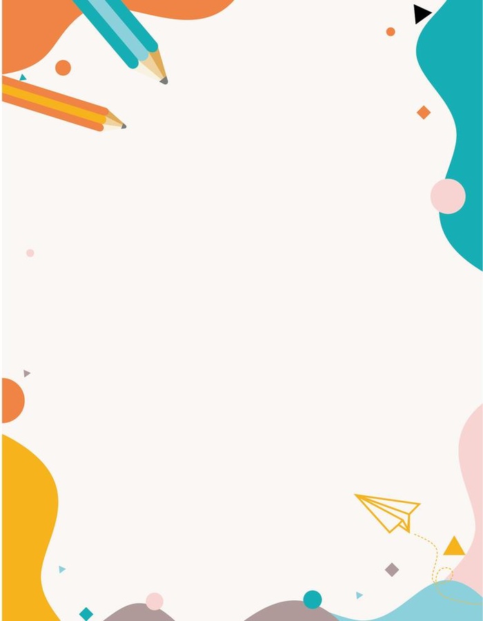 可爱卡通儿童简约幼儿园开学课程图片