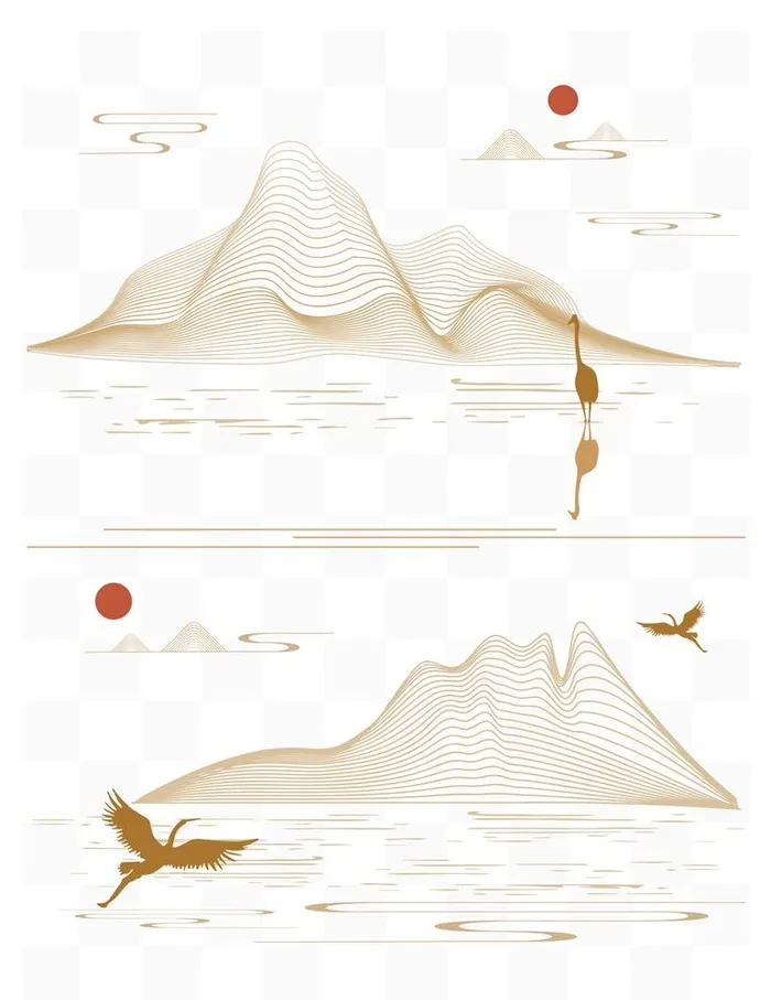 线条纹理图片ai矢量模版下载