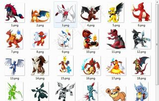 宠物小精灵插画图片