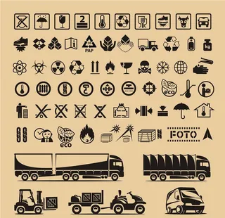 包装物流图标图片