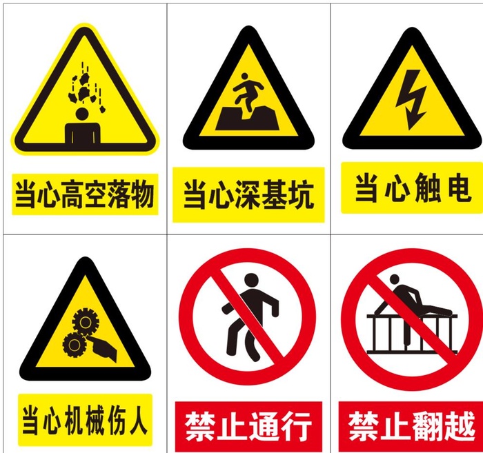 工地标识标牌图片