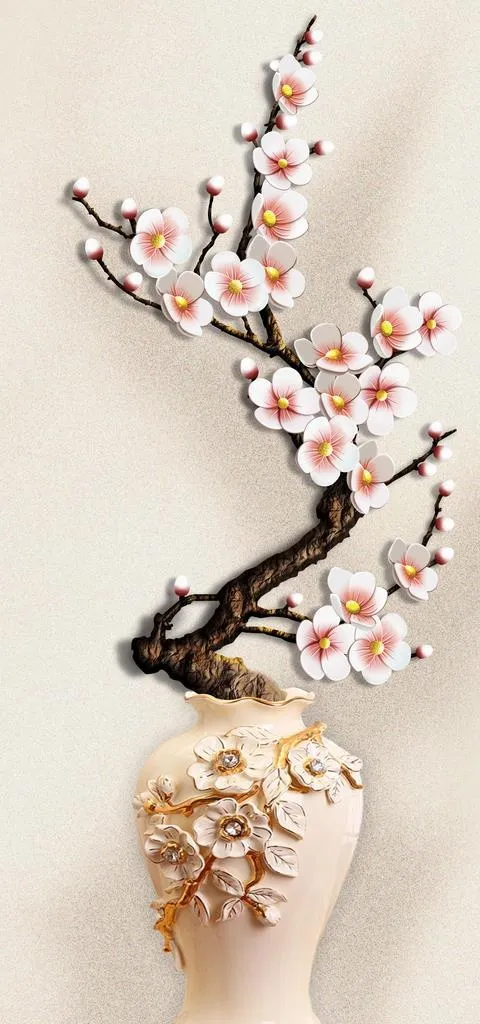 花瓶玄关图片(3402x6803)psd模版下载