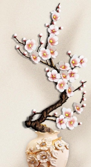 花瓶玄关图片