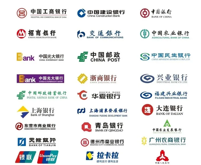 银行标志图片cdr矢量模版下载