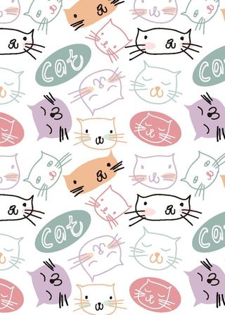 卡通猫背景图片