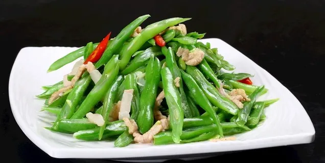 四季豆丝图片 四季豆丝图片