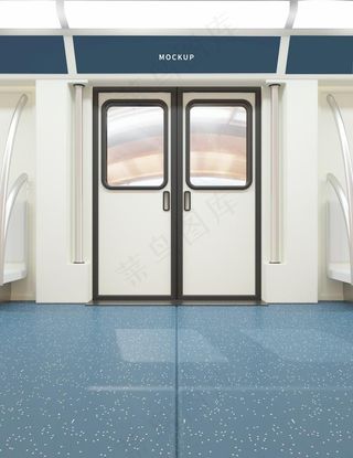 地铁海报样机图片