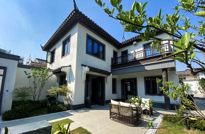 徽派中式建筑图片