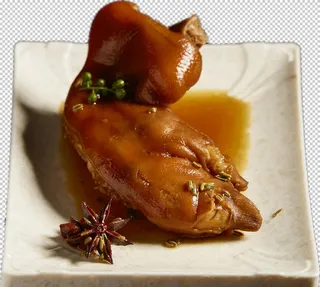 卤猪蹄酱猪脚图片