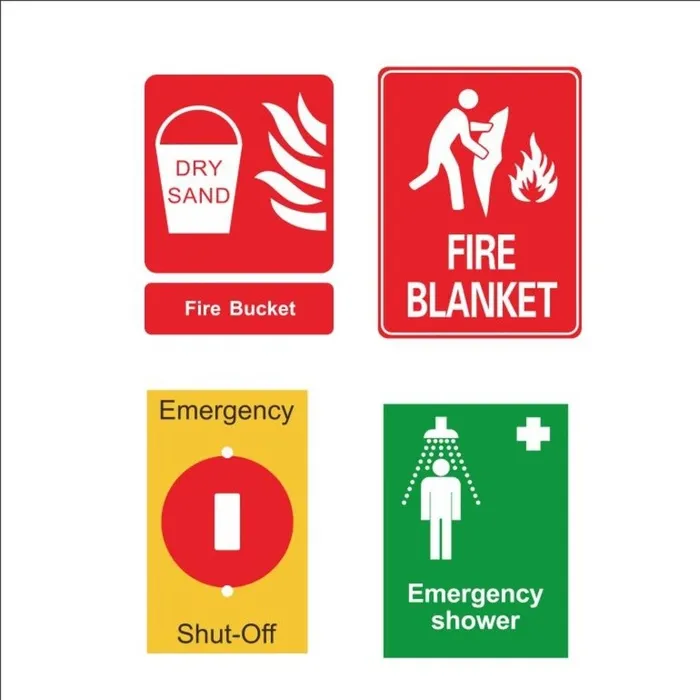 消防标识牌图片cdr矢量模版下载