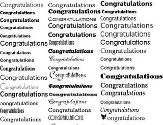 PS英文字体 PS字体 设计必用字体 (设计师两年积累字体)图片