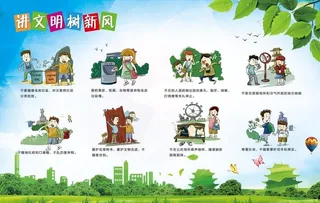 讲文明树新风图片