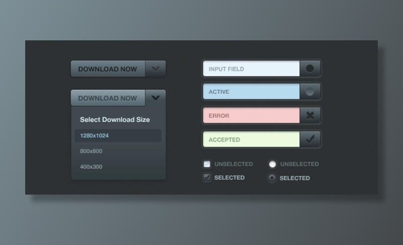 ui按钮套件图片