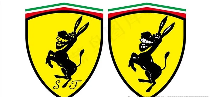 车贴 法拉驴图片