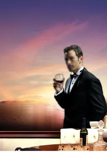 饮酒西方绅士图片