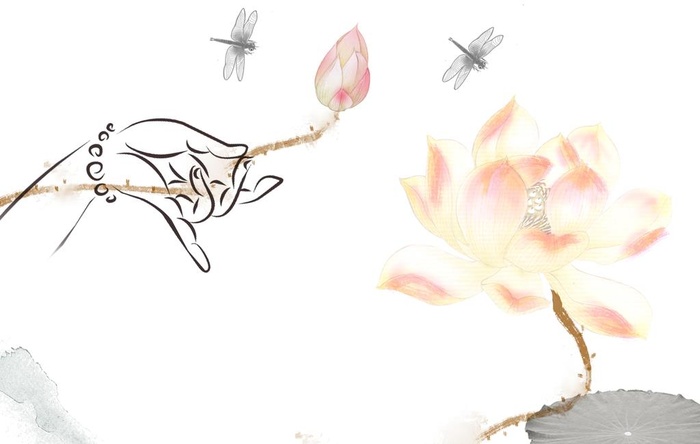 佛 莲花图片