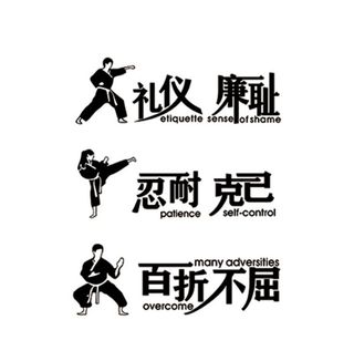 跆拳道精神励志标语图片