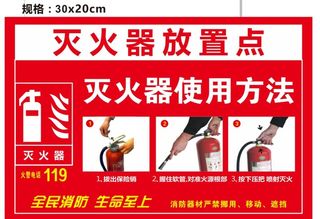 灭火器使用方法图片