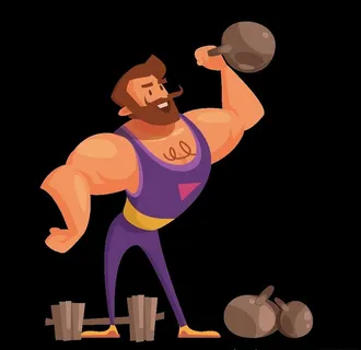 手绘卡通矢量健身人物图片 手绘卡通矢量健身人物图片